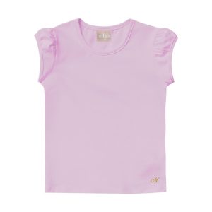 Blusa Infantil Milon lilás básica