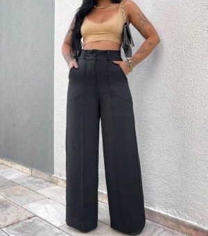 Calça pantalona Duna