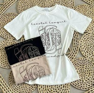 T-shirt estilo cowgirl