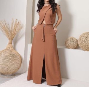 Conjunto Alfaiataria Marrom